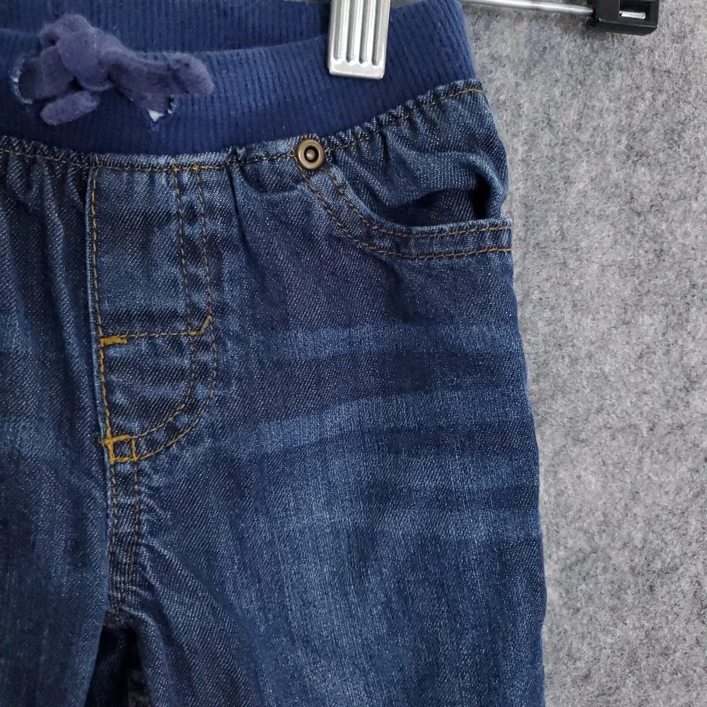 Simple Joys by Carters‎ Jeans Boys 3T Drawstring Pockets Solid Denim Distressed